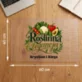 Podkładka Na Biurko 40x60cm Dla Wegetarian Prezent Dla Pary: Roślinna Elegancja