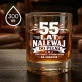 Szklanka Do Whisky Dla 55 Latka Prezent Na 55 Urodziny Dla Mężczyzny: 55 Lat, Nalewaj Do Pełna