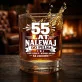 Szklanka Do Whisky Dla 55 Latka Prezent Na 55 Urodziny Dla Mężczyzny: 55 Lat, Nalewaj Do Pełna