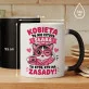 Kubek Z Nadrukiem Na Dzień Kobiet Prezent Dla Kobiety Kobiety: Ma Zasady Kubek Z Nadrukiem Na Dzień Kobiet Prezent Dla Kobiety Kobiety: Ma Zasady