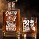 Zestaw Do Whisky Na 50 Urodziny Prezent Dla Mężczyzny: Dojrzewanie Z Humorem Zestaw Do Whisky Na 50 Urodziny Prezent Dla Mężczyzny: Dojrzewanie Z Humorem