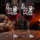 Dwa Kieliszki Do Wina Na Ślub Prezent Dla Pary Młodej Pary: Kapitańska Para Dwa Kieliszki Do Wina Na Ślub Prezent Dla Pary Młodej Pary: Kapitańska Para