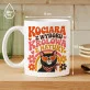 Kubek Z Nadrukiem Dla Kociary Prezent Dla Kobiety: Kociara Królowa Z Natury Kubek Z Nadrukiem Dla Kociary Prezent Dla Kobiety: Kociara Królowa Z Natury