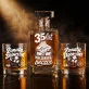 Zestaw Do Whisky Na 35 Lecie Ślubu Prezent Na Walentynki Dla Mężczyzny: 35 Lat W Małżeńskiej Beczce