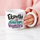 Kubek Z Okrągłym Uchem Dla Przyjaciółki Prezent Dla Kobiety: Humorystyczna Elegancja Kubek Z Okrągłym Uchem Dla Przyjaciółki Prezent Dla Kobiety: Humorystyczna Elegancja
