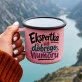 Kubek Emaliowany Dla Przyjaciółki Prezent Dla Kobiety: Humorystyczna Elegancja Kubek Emaliowany Dla Przyjaciółki Prezent Dla Kobiety: Humorystyczna Elegancja