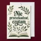 Kartka z Życzeniami Dla Mola Książkowego Dla Mężczyzny: Botaniczny Mol Książkowy Kartka z Życzeniami Dla Mola Książkowego Dla Mężczyzny: Botaniczny Mol Książkowy