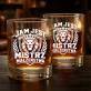 Szklanka Do Whisky Na 5 Rocznicę Ślubu Prezent Dla Mężczyzny: Jam Jest Mistrz Małżeństwa Szklanka Do Whisky Na 5 Rocznicę Ślubu Prezent Dla Mężczyzny: Jam Jest Mistrz Małżeństwa