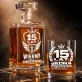 Zestaw Do Whisky Na 15 Rocznicę Ślubu Prezent Dla Mężczyzny: 15 Lat. Wierny Bez Zestaw Do Whisky Na 15 Rocznicę Ślubu Prezent Dla Mężczyzny: 15 Lat. Wierny Bez