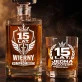 Zestaw Do Whisky Na 15 Rocznicę Ślubu Prezent Dla Mężczyzny: 15 Lat. Wierny Bez Zestaw Do Whisky Na 15 Rocznicę Ślubu Prezent Dla Mężczyzny: 15 Lat. Wierny Bez