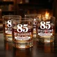 Szklanka Do Whisky Dla 85 Latka Prezent Na 85 Urodziny Dla Mężczyzny: 85 Lat Na Procentach