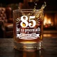 Szklanka Do Whisky Dla 85 Latka Prezent Na 85 Urodziny Dla Mężczyzny: 85 Lat Na Procentach
