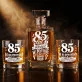 Zestaw Do Whisky Dla 85 Latka Prezent Na 85 Urodziny Dla Mężczyzny: Wieczny Młodzieniec Zestaw Do Whisky Dla 85 Latka Prezent Na 85 Urodziny Dla Mężczyzny: Wieczny Młodzieniec