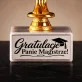Statuetka Z Grawerem Dla Magistra Prezent Dla Mężczyzny: Gratulacje Panie Magistrze!