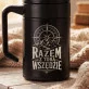 Kubek Termiczny Z Grawerem Na Rocznicę Związku Prezent Na Walentynki Dla Mężczyzny: Razem Z Tobą Wszędzie