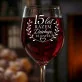 Kieliszek Do Wina Na 15 Rocznicę Ślubu Prezent Dla Kobiety: 15 Lat Razem - Dziękuję Kieliszek Do Wina Na 15 Rocznicę Ślubu Prezent Dla Kobiety: 15 Lat Razem - Dziękuję