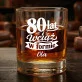 Szklanki Do Whisky z Grawerem Na 80 Urodziny Mamy Prezent Na 80 Urodziny Dla Kobiety: 80 Lat I Wciąż W Formie Szklanki Do Whisky z Grawerem Na 80 Urodziny Mamy Prezent Na 80 Urodziny Dla Kobiety: 80 Lat I Wciąż W Formie
