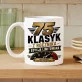 Kubek Z Nadrukiem Na 75 Urodziny Prezent Dla Mężczyzny: Klasyk Z Rocznika Kubek Z Nadrukiem Na 75 Urodziny Prezent Dla Mężczyzny: Klasyk Z Rocznika