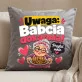 Poduszka Dekoracyjna Na Dzień Babci Prezent Dla Babci Kobiety: Uwaga, Babcia Dokarmia! Poduszka Dekoracyjna Na Dzień Babci Prezent Dla Babci Kobiety: Uwaga, Babcia Dokarmia!