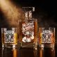 Zestaw Do Whisky Dla Brodacza Prezent Dla Mężczyzny: Na Zdrowie, Brodaczu