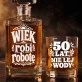 Zestaw Do Whisky Na 50 Urodziny Mężczyzny Prezent Na 50 Urodziny Dla Mężczyzny: Wiek Robi Robotę