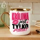 Kubek Z Nadrukiem Dla Niej Prezent Na Walentynki Dla Kobiety: Królowa Jest Jedna Kubek Z Nadrukiem Dla Niej Prezent Na Walentynki Dla Kobiety: Królowa Jest Jedna