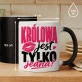 Kubek Z Nadrukiem Dla Niej Prezent Na Walentynki Dla Kobiety: Królowa Jest Jedna Kubek Z Nadrukiem Dla Niej Prezent Na Walentynki Dla Kobiety: Królowa Jest Jedna