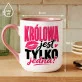 Kubek Z Nadrukiem Dla Niej Prezent Na Walentynki Dla Kobiety: Królowa Jest Jedna Kubek Z Nadrukiem Dla Niej Prezent Na Walentynki Dla Kobiety: Królowa Jest Jedna