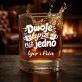 Szklanki Do Whisky z Grawerem Dla Dwojga Prezent Dla Pary: Dwoje Lepsze Niż Jedno