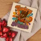 Czekolada Z Truskawkami Dla Artystki Prezent Dla Kobiety: Retro Maskotka Czekolada Z Truskawkami Dla Artystki Prezent Dla Kobiety: Retro Maskotka