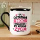 Kubek Z Nadrukiem Dla Panny Młodej Prezent Na Ślub Dla Kobiety: Ostatnia Noc Wolności Kubek Z Nadrukiem Dla Panny Młodej Prezent Na Ślub Dla Kobiety: Ostatnia Noc Wolności