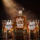 Zestaw Do Whisky Na 40 Urodziny Prezent Dla Mężczyzny: Czterdzieści? Nalewaj! Zestaw Do Whisky Na 40 Urodziny Prezent Dla Mężczyzny: Czterdzieści? Nalewaj!