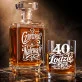 Zestaw Do Whisky Na 40 Urodziny Prezent Dla Mężczyzny: Czterdzieści? Nalewaj! Zestaw Do Whisky Na 40 Urodziny Prezent Dla Mężczyzny: Czterdzieści? Nalewaj!