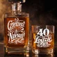 Zestaw Do Whisky Na 40 Urodziny Prezent Dla Mężczyzny: Czterdzieści? Nalewaj! Zestaw Do Whisky Na 40 Urodziny Prezent Dla Mężczyzny: Czterdzieści? Nalewaj!