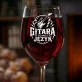 Kieliszek Do Wina Dla Gitarzysty Prezent Dla Mężczyzny: Gitara To Mój Język Kieliszek Do Wina Dla Gitarzysty Prezent Dla Mężczyzny: Gitara To Mój Język