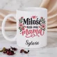 Zestaw Prezentowy z Kubkiem Dla Młodej Mamy Na Dzień Mamy Dla Kobiety: Miłość Nosi Imię Mama
