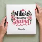 Album Na Zdjęcia Tradycyjny Dla Młodej Mamy Prezent Na Dzień Mamy Dla Kobiety: Miłość Nosi Imię Mama