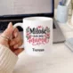 Kubek Personalizowany Dla Młodej Mamy Prezent Na Dzień Mamy Dla Kobiety: Miłość Nosi Imię Mama Kubek Personalizowany Dla Młodej Mamy Prezent Na Dzień Mamy Dla Kobiety: Miłość Nosi Imię Mama