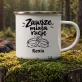 Kubek Emaliowany Na 25 Rocznicę Ślubu Prezent Dla Kobiety: Zawsze Miała Rację Kubek Emaliowany Na 25 Rocznicę Ślubu Prezent Dla Kobiety: Zawsze Miała Rację
