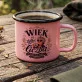 Kubek Emaliowany Dla Starszej Pani Prezent Dla Kobiety: Elegancja I Wdzięk Kubek Emaliowany Dla Starszej Pani Prezent Dla Kobiety: Elegancja I Wdzięk