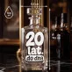 Karafka Do Wódki z Grawerem Na 20 Rocznicę Ślubu Prezent: 20 Lat, Do Dna