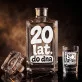 Zestaw Do Wódki z Grawerem Na 20 Rocznicę Ślubu Prezent: 20 Lat, Do Dna