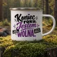 Kubek Emaliowany Na Zakończenie Roku Prezent Dla Kobiety: Wakacyjna Wolność Kubek Emaliowany Na Zakończenie Roku Prezent Dla Kobiety: Wakacyjna Wolność