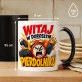 Kubek Z Nadrukiem Na 18 Prezent Dla Mężczyzny: Pierdolnik Kubek Z Nadrukiem Na 18 Prezent Dla Mężczyzny: Pierdolnik