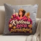 Poduszka Dekoracyjna Na Święta Prezent Dla Kobiety: Królowa Koca I Pierników Poduszka Dekoracyjna Na Święta Prezent Dla Kobiety: Królowa Koca I Pierników