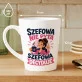 Kubek Z Nadrukiem Dla Szefowej Prezent Dla Kobiety: Szefowa Decyduje Kubek Z Nadrukiem Dla Szefowej Prezent Dla Kobiety: Szefowa Decyduje