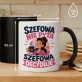 Kubek Z Nadrukiem Dla Szefowej Prezent Dla Kobiety: Szefowa Decyduje Kubek Z Nadrukiem Dla Szefowej Prezent Dla Kobiety: Szefowa Decyduje