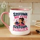 Kubek Z Nadrukiem Dla Szefowej Prezent Dla Kobiety: Szefowa Decyduje Kubek Z Nadrukiem Dla Szefowej Prezent Dla Kobiety: Szefowa Decyduje