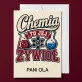 Kartka Personalizowana Dla Nauczycielki Chemii Prezent Na Dzień Nauczyciela Dla Kobiety: Chemia To Jej Żywioł Kartka Personalizowana Dla Nauczycielki Chemii Prezent Na Dzień Nauczyciela Dla Kobiety: Chemia To Jej Żywioł