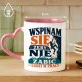 Kubek Z Nadrukiem Dla Wspinacza Prezent Dla Mężczyzny: Wspinam Się Żeby Nie Zabić Kubek Z Nadrukiem Dla Wspinacza Prezent Dla Mężczyzny: Wspinam Się Żeby Nie Zabić
